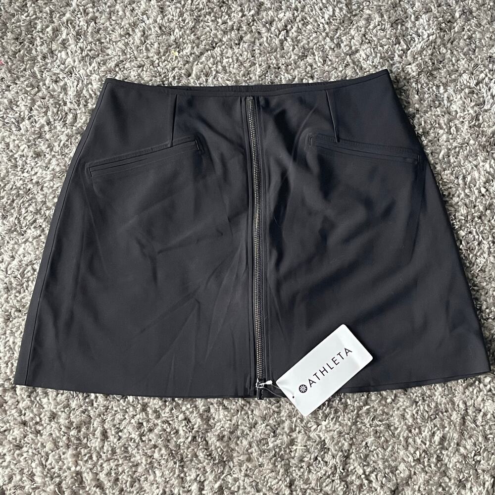 NEW Athleta‎ Stellar Skort Zip Front Athletic Skirt Size Medium - Picture 2 of 5